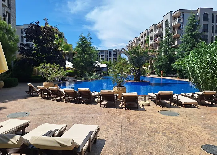 3 With Poolview In Cascadas Daire Sunny Beach
