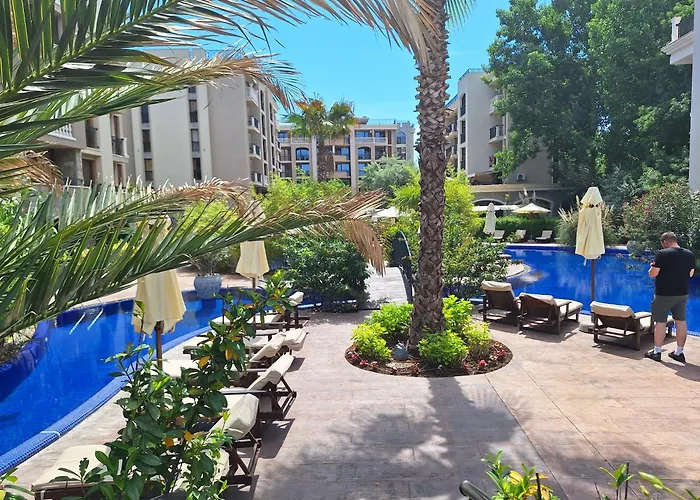 3 With Poolview In Cascadas Daire Sunny Beach